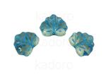 Maple Leaves Rain Cloud - Turquoise Inlay 13x11mm - 2 sztuki w sklepie internetowym Kadoro.pl