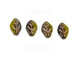 Leaves Lavender Honey - Copper Inlay 12x7mm - 6 sztuk w sklepie internetowym Kadoro.pl