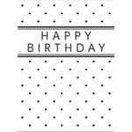 Folder do embossingu Darice BIRTHDAY WITH DOTS w sklepie internetowym Sklep-Ewa.pl