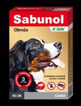 SABUNOL obroża szara przeciw pchłom i kleszczom dla psów 50cm w sklepie internetowym sklepdlazwierzat.net
