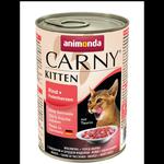 ANIMONDA Carny Kitten puszka z wołowiną i sercami indyczymi 400g w sklepie internetowym sklepdlazwierzat.net