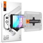 SZKŁO HARTOWANE SPIGEN GLAS.TR ”EZ FIT” 2-PACK NINTENDO SWITCH OLED w sklepie internetowym techonic.pl