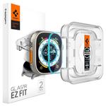 SZKŁO HARTOWANE SPIGEN GLAS.TR ”EZ FIT” 2-PACK APPLE WATCH ULTRA 1 / 2 (49 MM) CLEAR w sklepie internetowym techonic.pl