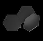 Nanoleaf Shapes Hexagons Expansion Pack - dodatkowe panele świetlne (3 panele świetlne) (black) w sklepie internetowym techonic.pl