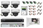 ZESTAW DO MONITORINGU z analityką obrazu Hikvision 4 x kamera DS-2CE16H0T-IT3F 5 Mpx w sklepie internetowym zabezpieczeniapoznan.pl