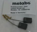 METABO SZCZOTKI WĘGLOWE W 9-125 Q, WEV 10-125 kpl. = 2szt. (316055190) w sklepie internetowym Elmetmarket