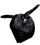 Chusta bandana czarna. w sklepie internetowym RockZone.pl