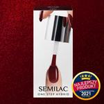 Semilac GLITTER RED Butelka One Step Hybrid (S590) w sklepie internetowym MadRic.pl