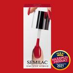 Semilac PURE RED Butelka One Step Hybrid (S550) w sklepie internetowym MadRic.pl
