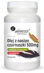 Aliness OLEJ z nasion czarnuszki 500 mg w sklepie internetowym MadRic.pl