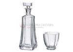 Komplet karafka 700 ml + 6 szklanek whisky AREZZO Bohemia w sklepie internetowym StylowaZastawa.pl