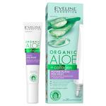 Eveline cosmetics organic aloe + collagen płynne płatki pod oczy redukujące zmarszczki i kurze łapki 4w1 20ml w sklepie internetowym Fashionup.pl