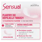 Joanna sensual hipoalergiczne plastry do depilacji twarzy 12szt + tubka z oliwką łagodzącą 10ml w sklepie internetowym Fashionup.pl