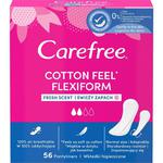 Carefree cotton feel flexiform wkładki higieniczne świeży zapach 56szt w sklepie internetowym Fashionup.pl