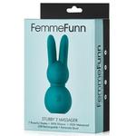 Femmefunn stubby 2 massager mini wibrator punktu g + masażer typu króliczek turqouise w sklepie internetowym Fashionup.pl