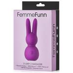 Femmefunn stubby 2 massager mini wibrator punktu g + masażer typu króliczek purple w sklepie internetowym Fashionup.pl