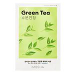 Missha airy fit sheet mask oczyszczająca maseczka w płachcie z ekstraktem z zielonej herbaty green tea 19ml w sklepie internetowym Fashionup.pl