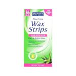 Beauty formulas wax strips hair remover plastry do depilacji twarzy i okolic bikini aloe vera 36szt. w sklepie internetowym Fashionup.pl