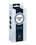 Mister size condoms prezerwatywy dopasowane do rozmiaru 53mm 10szt. w sklepie internetowym Fashionup.pl