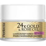 Perfecta 24k gold rose oil luksusowy krem przeciwzmarszczkowy na dzień i na noc 60+ 50ml w sklepie internetowym Fashionup.pl