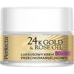 Perfecta 24k gold rose oil luksusowy krem przeciwzmarszczkowy na dzień i na noc 80+ 50ml w sklepie internetowym Fashionup.pl