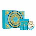 Versace dylan turquoise pour femme zestaw woda toaletowa spray 50ml + żel pod prysznic 50ml + balsam do ciała 50ml w sklepie internetowym Fashionup.pl