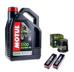 Olej Motul + Filtr + Świece Denso KAWASAKI KLV1000 w sklepie internetowym Motorfun