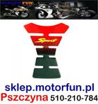 Tankpad Naklejka na Zbiornik SPORT CZERWONY w sklepie internetowym Motorfun