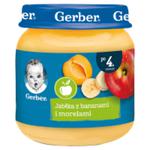 Gerber Deserek Jabłka z morelami i bananami po 4 miesiącu w sklepie internetowym E-Szop 