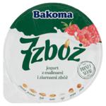 Bakoma 7 zbóż Jogurt z malinami i ziarnami zbóż w sklepie internetowym E-Szop 