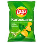 Lay's Chipsy ziemniaczane karbowane o smaku zielonej cebulki w sklepie internetowym E-Szop 