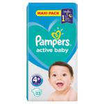 Pampers Active Baby Rozmiar 4+, waga 10-15 kg w sklepie internetowym E-Szop 