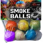 Kolorowe kulki dymne smoke balls mix kolorów zestaw 6 szt kolorowy dym w sklepie internetowym nasze ledy