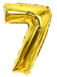 BALON foliowy złoty cyfra SIEDEM 7 urodziny 70 cm w sklepie internetowym nasze ledy