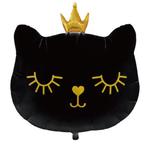 BALON foliowy czarny kotek korona urodziny roczek w sklepie internetowym nasze ledy