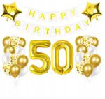 Zestaw balonów pięćdziesiątka 50 urodzinowe hel w sklepie internetowym nasze ledy