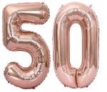 Balony foliowe cyfry 50 urodziny rose gold 40 cm w sklepie internetowym nasze ledy