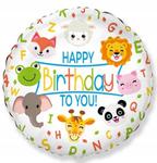 Balon foliowy urodziny zwierzęta zoo roczek zwierz w sklepie internetowym nasze ledy