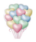 Balony lateksowe 12 szt serca pastelowe 30 cm w sklepie internetowym nasze ledy