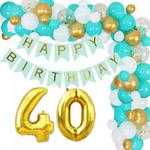 Zestaw balonów girlanda czterdziestka 40 urodziny w sklepie internetowym nasze ledy