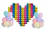 Zestaw balonów pastelowych ściana balonowa serce w sklepie internetowym nasze ledy
