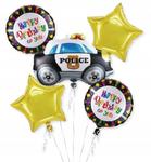 Zestaw balonów urodzinowych policja urodziny auto w sklepie internetowym nasze ledy