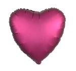 BALON foliowy serce ciemny różowy 45 cm serduszko w sklepie internetowym nasze ledy