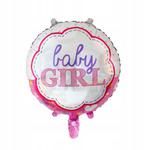 BALON foliowy baby shower 45 cm baby girl różowy w sklepie internetowym nasze ledy