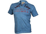 OLIMP LIVE & FIGHT Men's Polo LIVE FREE w sklepie internetowym Sport-Max