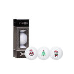 Piłki golfowe, zestaw prezentowy VISON Merry Christmas Pack (3 piłki) w sklepie internetowym piłki golfowe