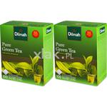 Herbata zielona DILMAH Pure Green Tea bez zawieszek ekspresowa 2 x 100 szt. w sklepie internetowym Xlak.pl