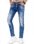 Spodnie jeansowe męskie niebieskie (ux0838) w sklepie internetowym Dstreet.pl