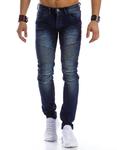 Spodnie jeansowe męskie granatowe (ux0862) w sklepie internetowym Dstreet.pl