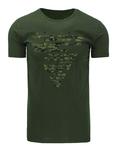 T-shirt męski z nadrukiem zielony (rx2168) - Zielony w sklepie internetowym Dstreet.pl